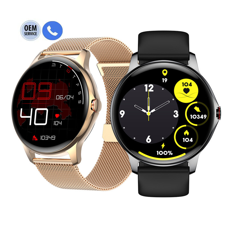 IP67 Waterproof Round Shape Smart Watch Multiscene For Women