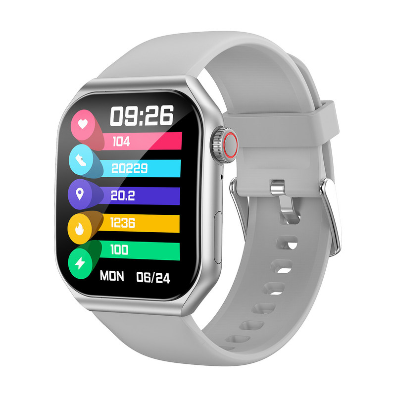 Linwear AMOLED BT Calling Smartwatch Rotating Knob Aluminum Button