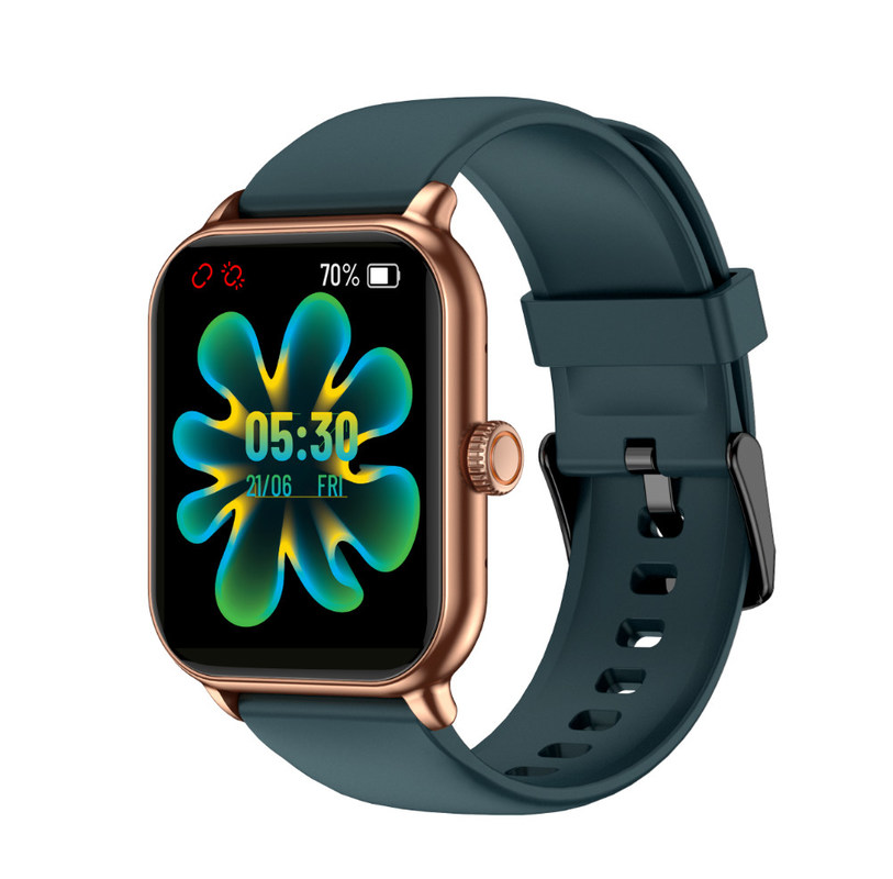 Stress Monitor 1.83'' High Definition Smart Watch Silicone Strap 22mm For Men